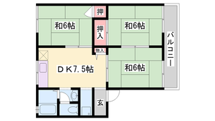 明石駅 バス14分  王塚台5丁目下車：停歩4分 2階の物件間取画像